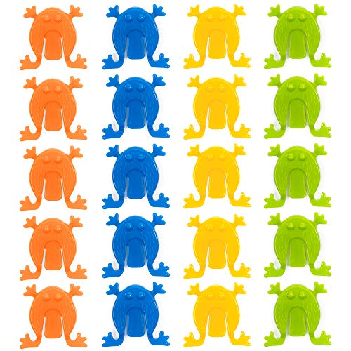 Juego de 48 Ranas Saltarinas en varios colores - Un gran entretenimiento para niños y bebés pequeños.
