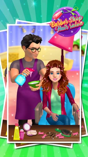 Juego de corte de pelo Barber Shop Kids