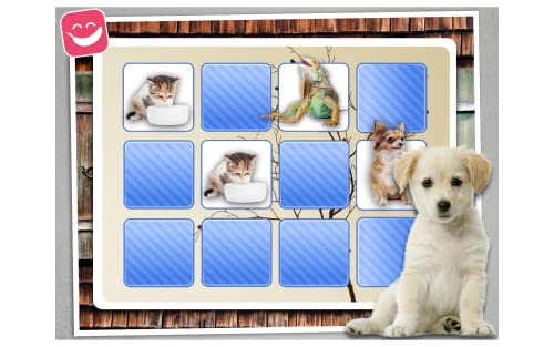 Juego de Memoria Mascotas Foto Lite