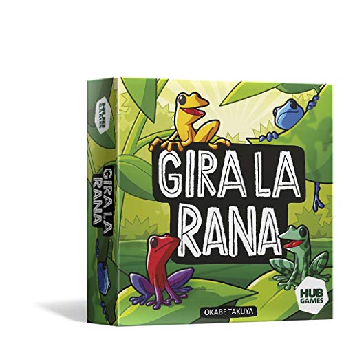 Juego de Mesa - Gira la Rana - ¡Ayuda a Tus Coloridas y llamativas Ranas a apoderarse de una pequeña Parte de la Selva!