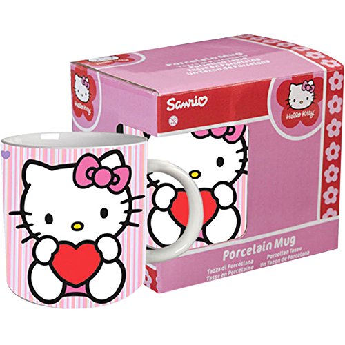 Junior Star Srl Taza de Porcelana Hello Kitty clásica