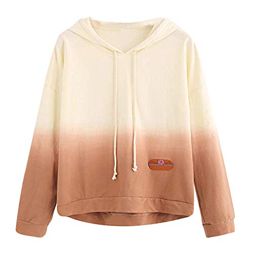 JUTOO 2018 Sudadera con Capucha para Mujer Sudadera con Capucha Estampada Sudadera de Manga Larga Tops Blusa