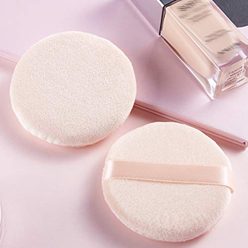 JZZJ Esponja del Soplo de Polvo Cosmético Borlas Faciales Fundación del Maquillaje Suave Esponja de Herramientas, 2.75 Pulgadas, Paquete de 4