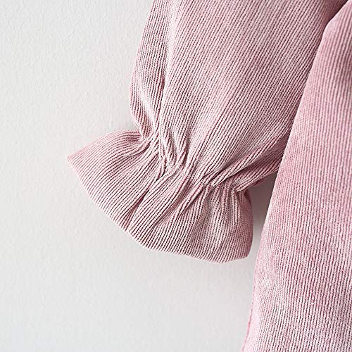 K-youth Vestidos para Niñas Vestido Bebe Niña Invierno Recien Nacido Vestido de Princesa Otoño Infantil Más Terciopelo Ropa para Bebe Niña De Frio Vestidos de Niña para Fiestas(Morado, 6-12 Meses)