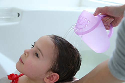 Kair bebé/del pelo de los niños Wash Champú Aclarado Copa Eyeshield Bath -Purple