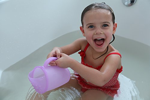 Kair bebé/del pelo de los niños Wash Champú Aclarado Copa Eyeshield Bath -Purple