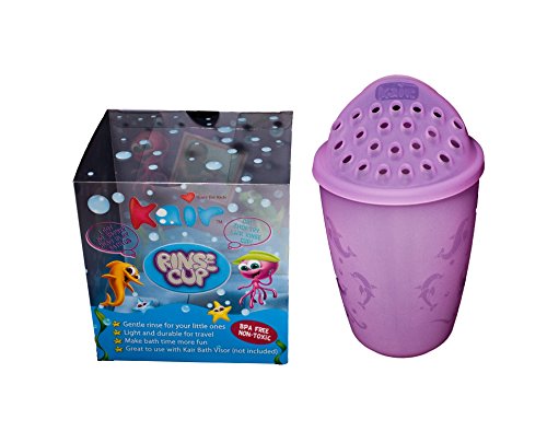 Kair bebé/del pelo de los niños Wash Champú Aclarado Copa Eyeshield Bath -Purple