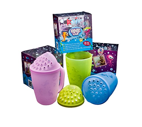 Kair bebé/del pelo de los niños Wash Champú Aclarado Copa Eyeshield Bath -Purple