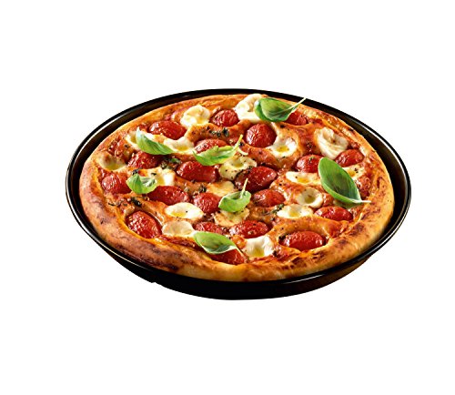 Kaiser Cuisine Line Bandeja Redonda para Horno, Negro, 32 cm