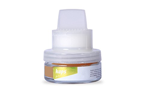 Kaps Crema para Zapatos con Aplicador de Esponja, Cuidado Intensivo y Nutritivo del Cuero, Delicate, 70 Colores (100 - incoloro)