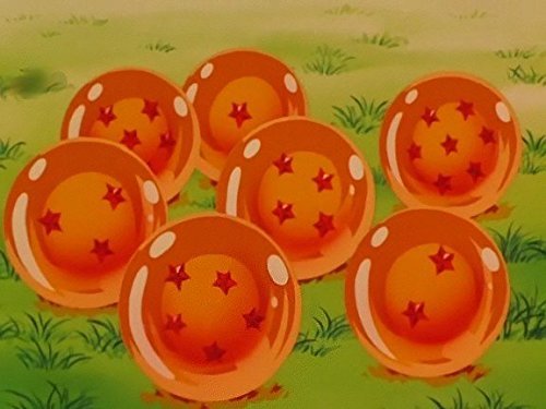 Katara 1737 - Dragon Ball Z con Caja - Juego de 7 Bolas de Dragón Son Goku con Estrellas Correspondientes - Cosplay