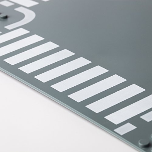 Katara - 2 Bases de Construcción, 25,5x25,5cm ,Compatible, Cruce, Camino Recto (1776)