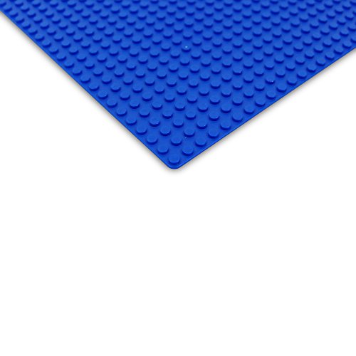 Katara-Placa de Construcción 25,5x25,5cm / 32x32 Pernos-Compatible con Lego, Sluban, Papimax, Q-Bricks, Color 1 x Azul, (0730133655678)