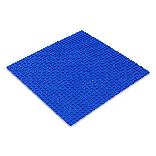 Katara-Placa de Construcción 25,5x25,5cm / 32x32 Pernos-Compatible con Lego, Sluban, Papimax, Q-Bricks, Color 1 x Azul, (0730133655678)