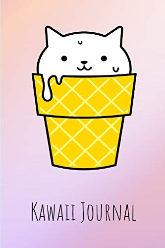 Kawaii Journal: Cute Japanese Anime Cat Notebook For Young, Teen & Adult Girls
