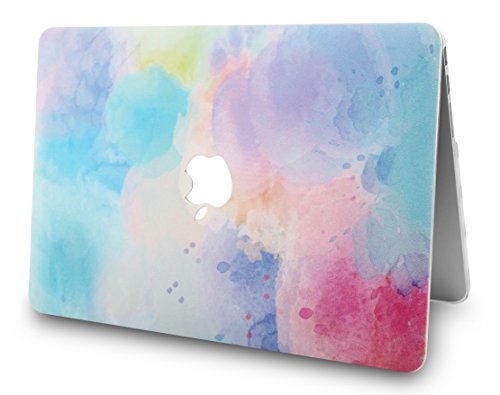 KECC MacBOok Air 13” Retina Funda (2020/2019/2018, Touch ID) Dura Case Cover MacBook Air 13.3 Ultra Delgado Plástico {A1932}(Arcoíris de Niebla 2)