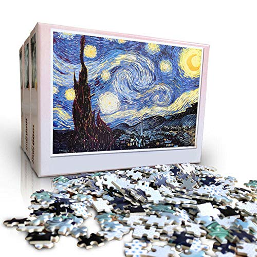 keletop 1000 Piezas de Madera Puzzle_Sakura Art_Puzzle descompresión Juguete Popular Sala decoración Pintura_50x75cm