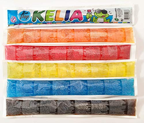 KELIA Polos para Congelar 105 ml sabores surtidos en caja regalo atracom.es [Pack 30 ud x 105 ml]