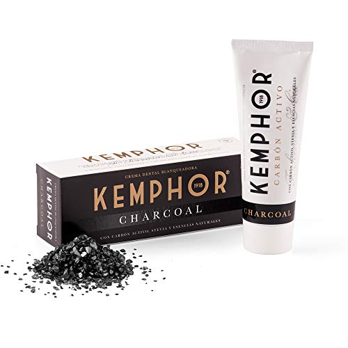 Kemphor - Pasta de dientes blanqueadora Carbón Activo