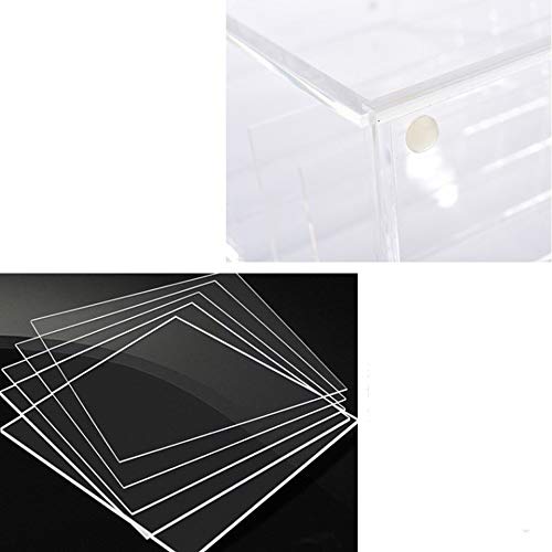 Kensd Embellecer acrílico 9 Barras de Labios Niveles de Caja de Maquillaje multifunción Tabla de Almacenamiento de Cajas Grandes Espacios Abiertos for Mostrar Cuadros de la Tabla Dormitorio Baño