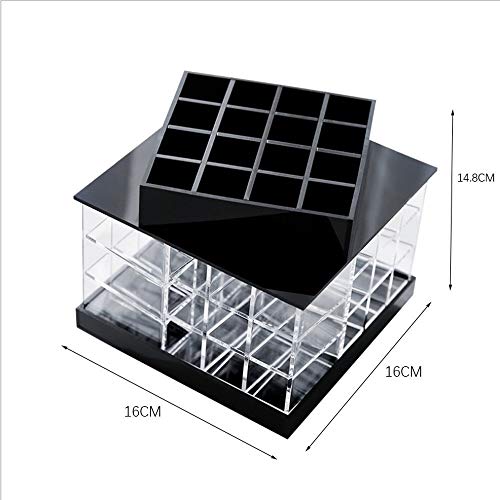 Kensd Titular del lápiz Labial de acrílico de 360 ​​Grados giratoria del Caso cosmético de 4 Niveles embellecer Barras de Labios Cuadro Titular de Primera Calidad Tabla de Almacenamiento de Cajas