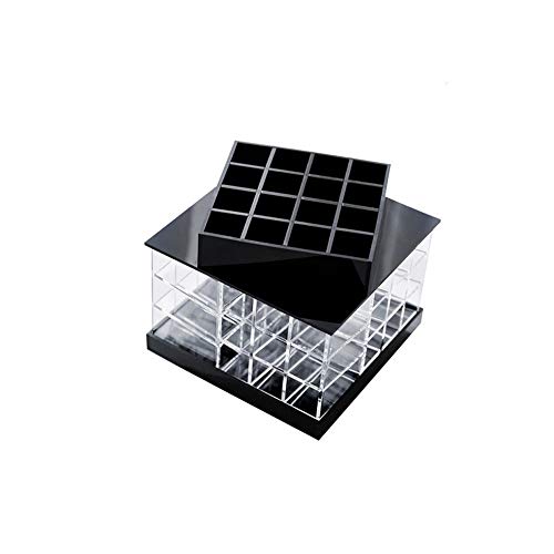 Kensd Titular del lápiz Labial de acrílico de 360 ​​Grados giratoria del Caso cosmético de 4 Niveles embellecer Barras de Labios Cuadro Titular de Primera Calidad Tabla de Almacenamiento de Cajas