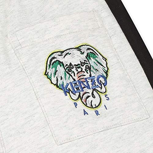 Kenzo niños Reverso Elefante Bolsillo Logotipo Shorts Grey 4 Years