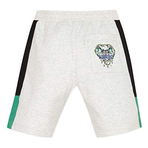 Kenzo niños Reverso Elefante Bolsillo Logotipo Shorts Grey 4 Years