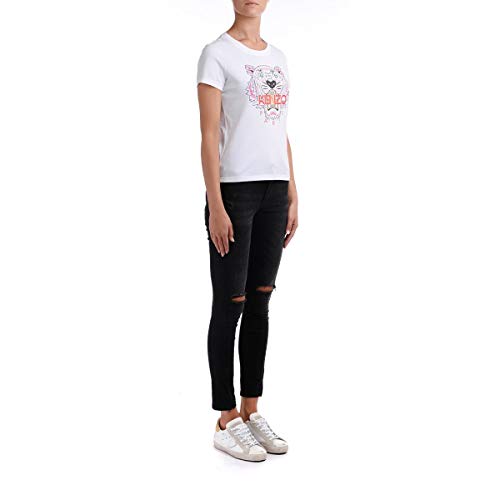 Kenzo Tiger - Camiseta para mujer, color blanco Blanco XL