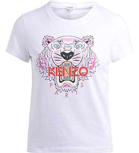 Kenzo Tiger - Camiseta para mujer, color blanco Blanco XL