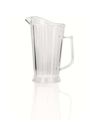 Kerafactum® – Grande lanzador Zumo Jarra Jarra para bebidas Agua Jarra Cerveza o limonada Agua Jarra con hielo labio 2 litros de plástico – Jug With Ice Lip