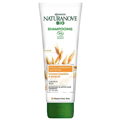 Kéranove Naturanove Bio – Champú nutrición con certificado ecológico de avena, para cabello seco – 250 ml – Lote de 3