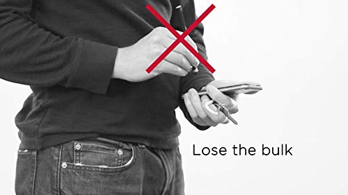 KeySmart NanoStylus - Lápiz compacto para teléfono, ergonómico y portátil (Plateado)