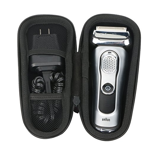 Khanka Dur Cas étui de Voyage Housse Porter pour Braun Series 5 5090cc / 5 5020s / 5 5040s /5197cc / 5030s / 5 5040s Rasoir Électrique à Grille Rechargeable（estuche solo）