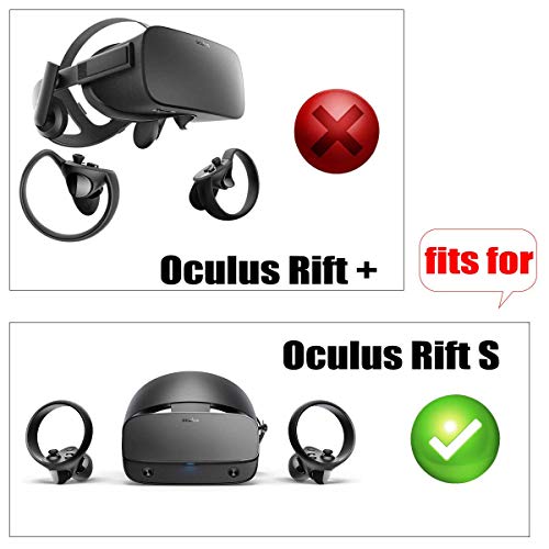 Khanka Duro Viaje Estuche Bolso Funda para Oculus Rift S PC-Powered VR Gaming Headset (Grande)