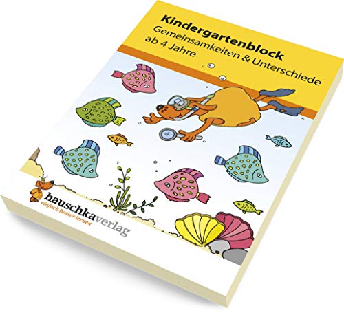 Kindergartenblock - Gemeinsamkeiten & Unterschiede ab 4 Jahre, A5-Block