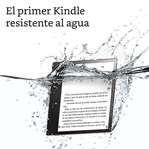 Kindle Oasis - Resistente al agua, 8 GB, wifi (9.ª generación, modelo anterior)