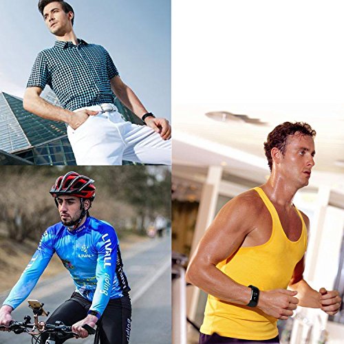 KingAcc Correa para Fitbit Charge 2, Silicona Suave Pulsera de Respueto con Hebilla de Metal Compatible con Fitbit Charge 2 smartwatch