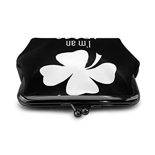 Kiss Me I Monedero de cuero cambio monedero beso cierre mini cosméticos maquillaje bolsas para mujeres y niñas