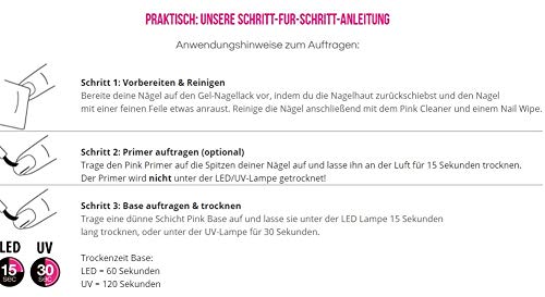 KIT COMBI AHORRO PINK GELLAC Base Extend + esmalte 101 + Brillo Shine