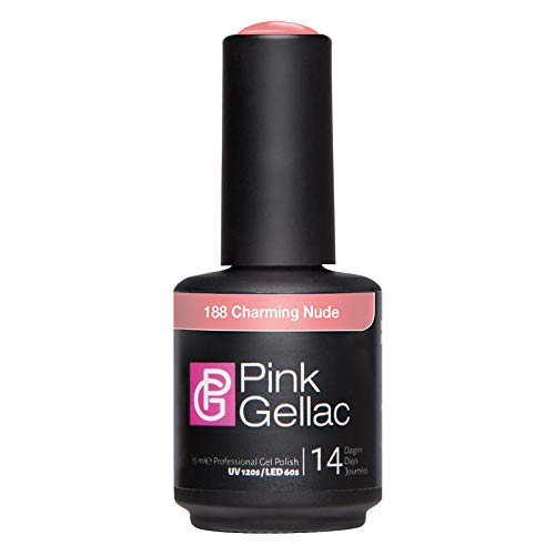 KIT COMBI PINK GELLAC Base + esmalte 188 + Brillo