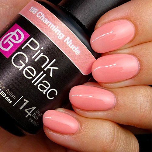 KIT COMBI PINK GELLAC Base + esmalte 188 + Brillo