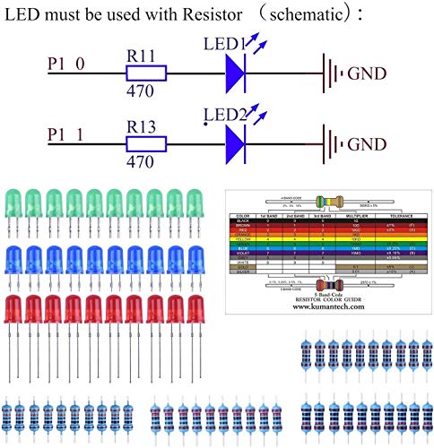 Kit Compatible con ArduiIDE, UNIROI Kit de Iniciación Completo con Tutorial para Principantes a Aprender Programación (UA005)