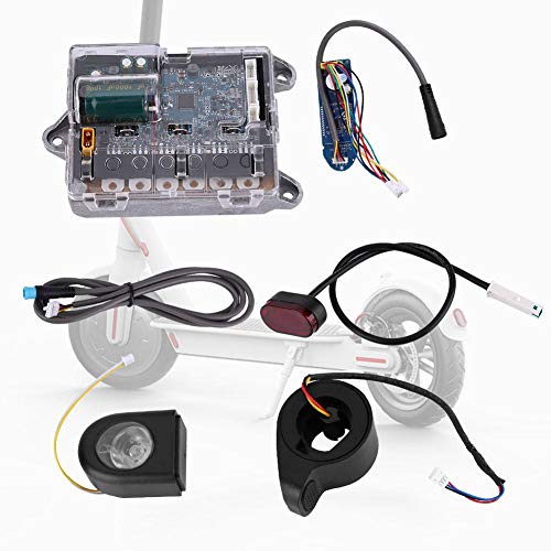 Kit de Controlador para XIAOMI Scooter, Placa Base + Placa de Bluetooth + Faro + Luz de Cola + Acelerador + Cable Kit de Reparación para Xiaomi Ninebot M365 Scooter Patinete Accesorios
