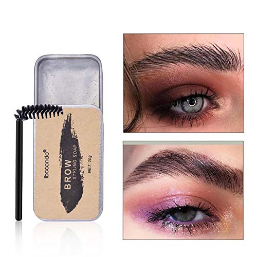 Kit De Jabón Para Cejas, Gel Para Cejas 3D Gel Para Fijación Cejas De Larga Duración Jabón Para Peinado De Cejas Resistente Al Agua,jabón Para Cejas, Excelente Bálsamo Maquillaje Para Cejas Plumosas