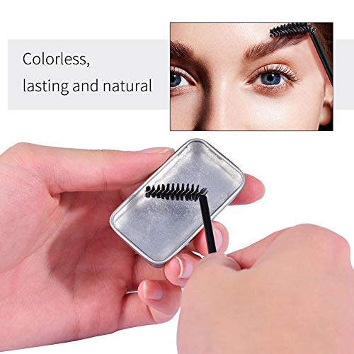 Kit De Jabón Para Cejas, Gel Para Cejas 3D Gel Para Fijación Cejas De Larga Duración Jabón Para Peinado De Cejas Resistente Al Agua,jabón Para Cejas, Excelente Bálsamo Maquillaje Para Cejas Plumosas