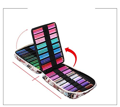 Kit de lápiz multipropósito,Bolsa de Almacenamiento de papelería de Gran Capacidad, Bolsa de Almacenamiento con Estuche de 150 Colores, S5,para Escuela, Oficina, niños, Adultos