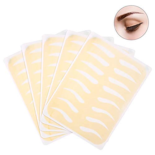 Kit Profesional de Práctica Tatuaje de Cejas, Kit de Maquillaje de Cejas Permanente Micro Kit de Tatuaje de Pluma Manual Herramienta de Práctica para Principiantes (5 piezas)