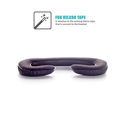 KIWI design HTC Vive VR Face Cover 6mm 12mm Almohadilla de Reemplazo con Kit de Limpieza para HTC Vive (HTC Vive Foam Pad 2PACK)