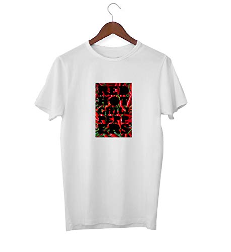 KLIMASALES Red Hot Chili Peppers Funny Version Pattern_KK020484 Shirt T-Shirt Tshirt para Hombres For Men Gift For Him Present Birthday Christmas - Men's - Large - White